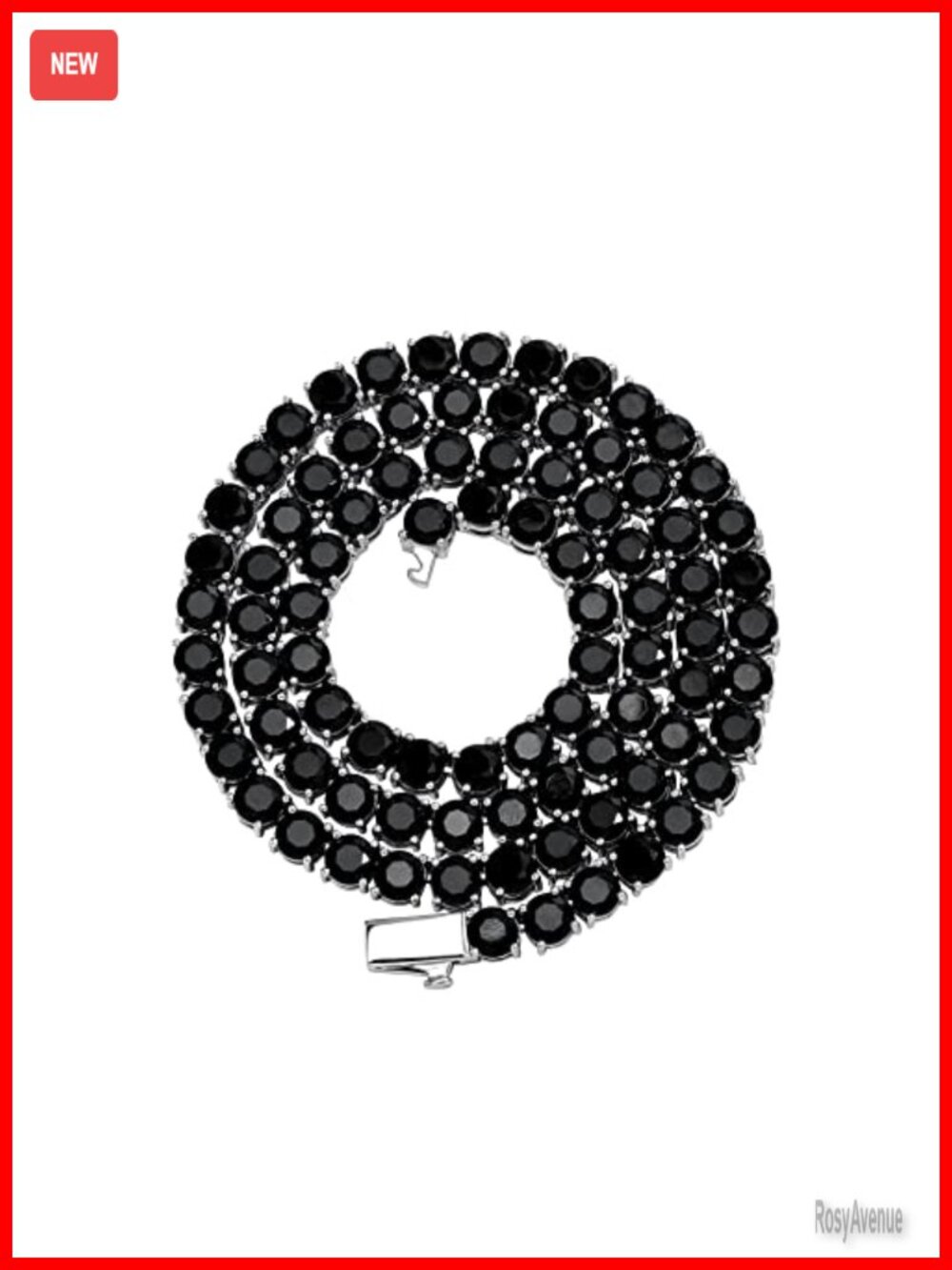 5mm Tennis Necklace Choker 14k Gold Plated Cubic Zirconia 16-30 Inches
